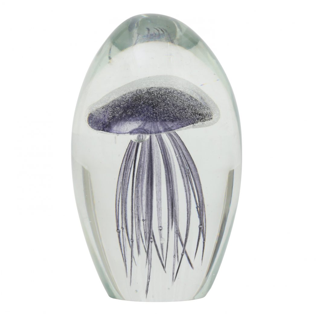 Jellyfish Glass Eggplant